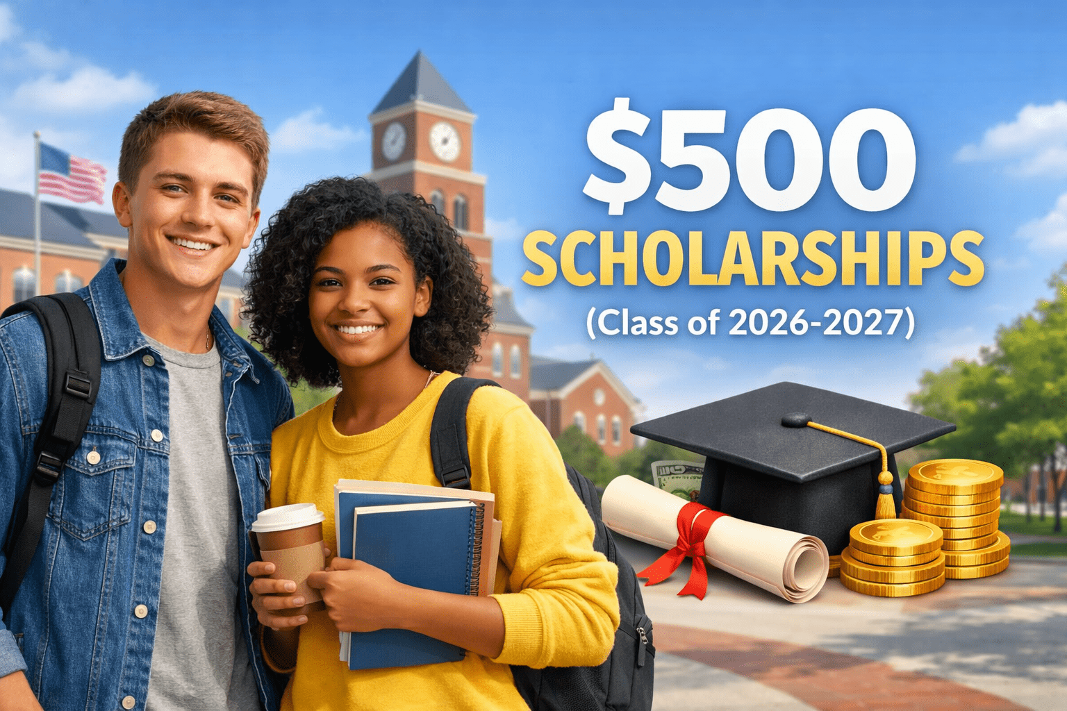 $500 scholarships promotion for 2026-2027