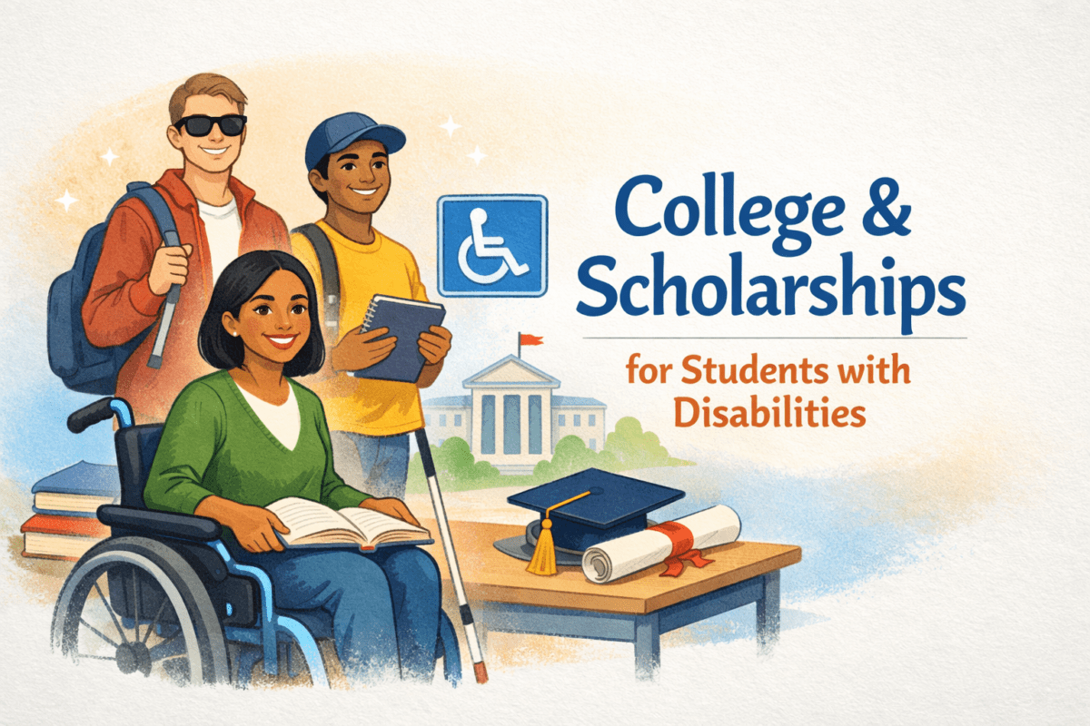 College & Scholarships for Students with Disabilities (Class of 2026 ...