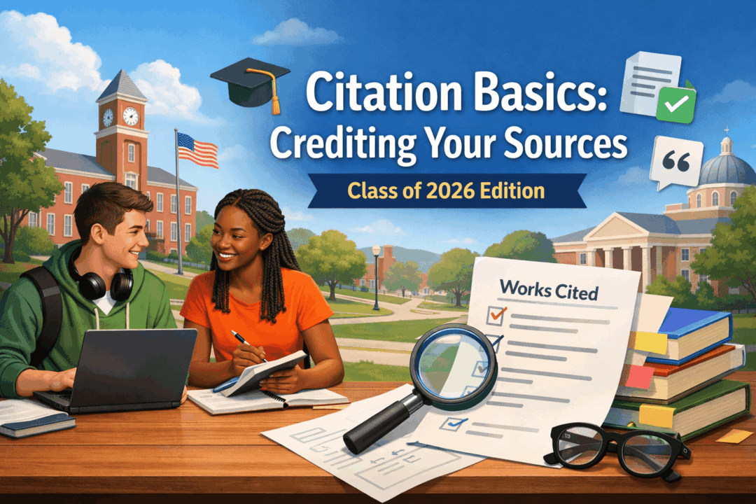 Study session on a sunny campus