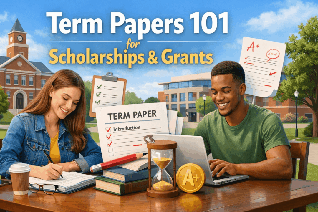 Term papers and scholarships on campus
