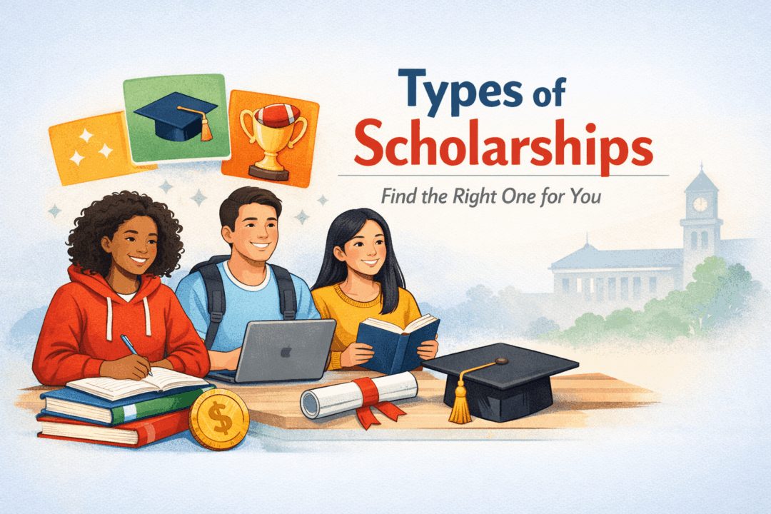Types of scholarships for students